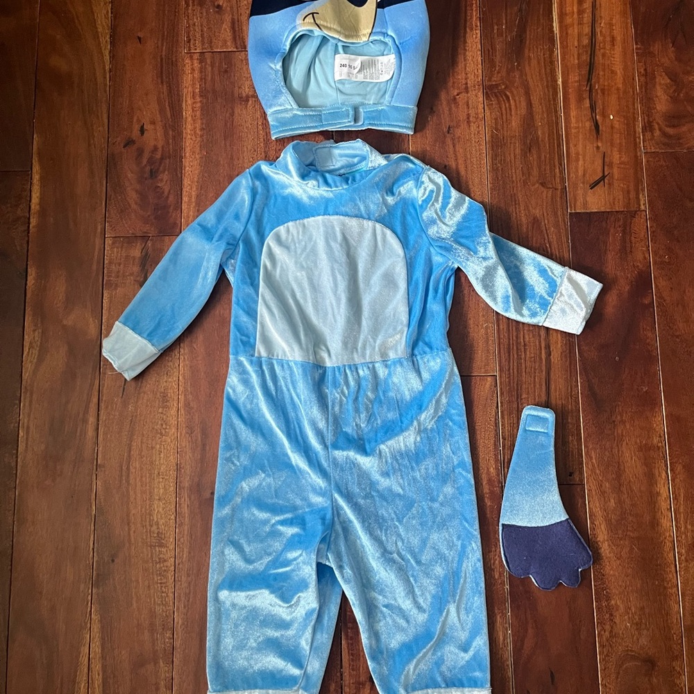 Bluey Kids Costume with Mask and Tail